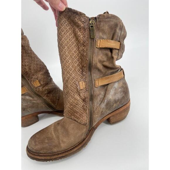 A.S.98 Brown Ankle Boots - Picture 5 of 16